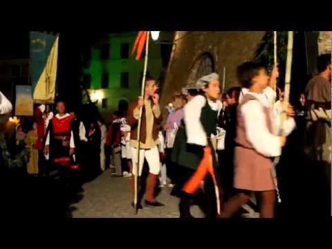 Festa Medioevale di Offagna - il corteo storico - 24.7.2011