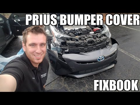 Front Bumper Cover 15-18 Toyota Prius Replacement "How to"