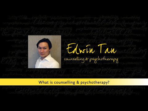 What is Counselling & Psychotherapy? - In this introductory video, London-based counsellor Edwin Tan explains what is counselling and psychotherapy. © Edwin Tan | www.edwintantherapy.com