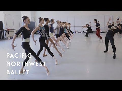 Crystal Pite's Emergence rehearsal (Pacific Northwest Ballet)