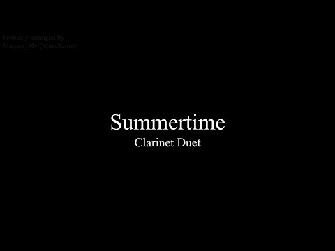 Summertime - Clarinet Duet