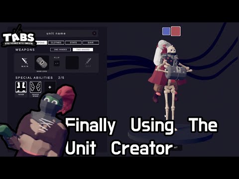 Finally Using The Unit Creator | Totally Accurate Battle Simulator