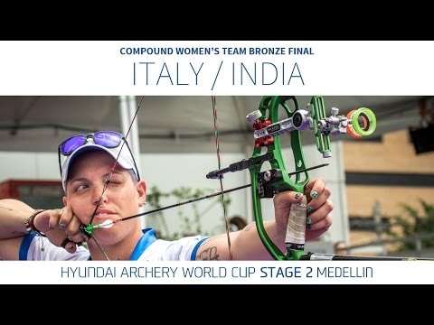 India v Italy – Compound Women's Team Bronze Final | Medellin 2016