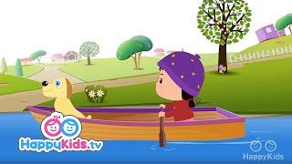 Row Row Row Your Boat - Nursery Rhymes For Kids And Children | Baby Songs