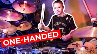BACK IN BLACK - AC/DC (Drum Cover - age 10) Avery Drummer