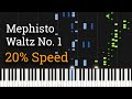 Liszt Mephisto Waltz No 1 Slow Piano Tutorial 20 Speed