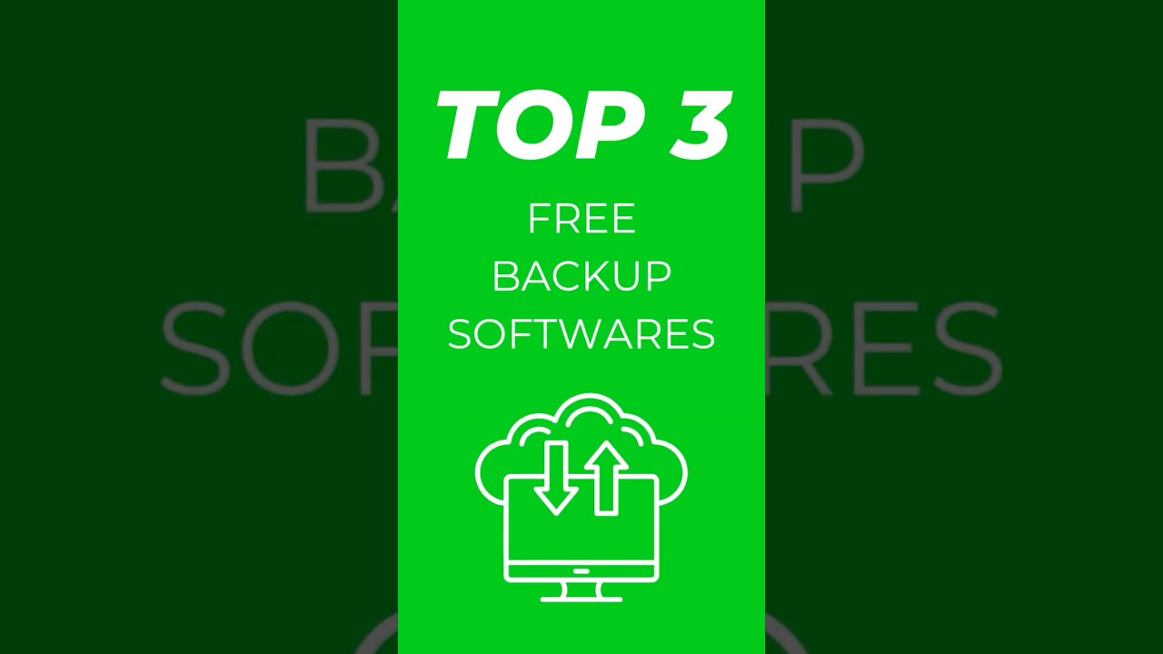 The TOP 3 FREE Computer Backup Softwares You Need Now!