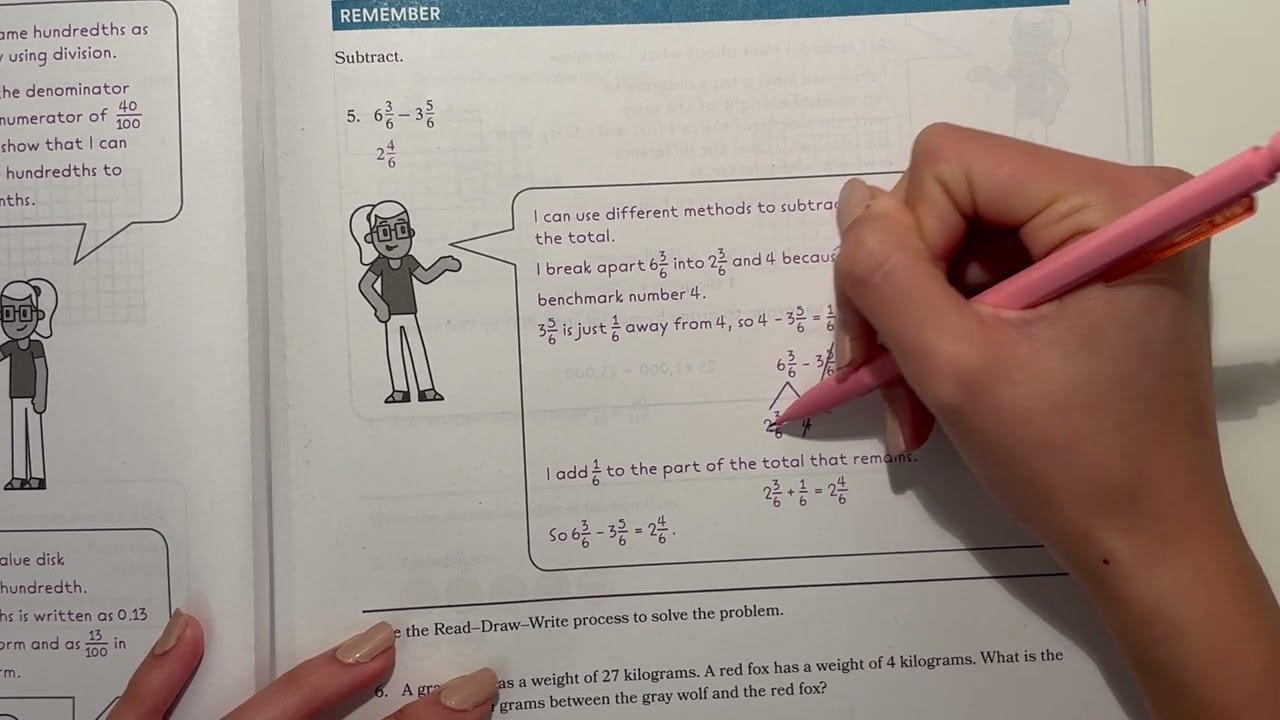 **Eureka Math Squared** Grade 4 Module 5 Topic B (Lessons 5-8) | #mathwithaubrey #homework