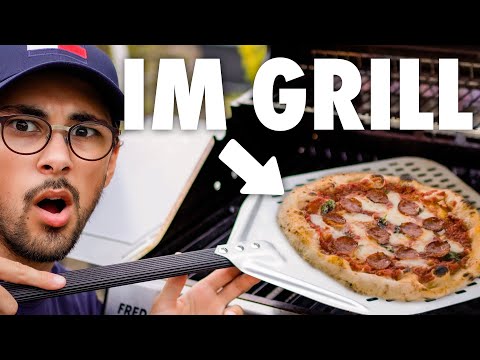 Pizza in a gas grill vs. pizza oven