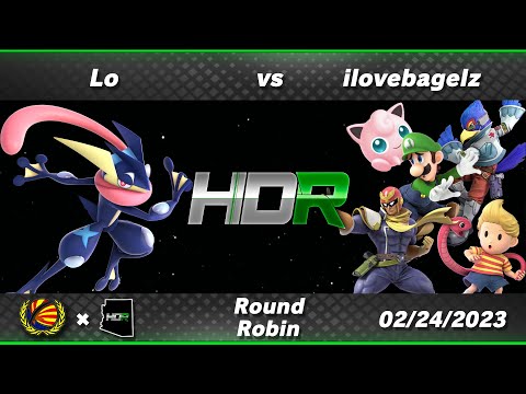 HDR Monthly 2: Lo (Greninja) vs ilovebagelz (Luigi, Puff, Falco, Falcon, Lucas)