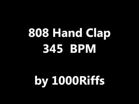808 Hand Clap : 345 BPM - Beats Per Minute