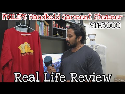 PHILIPS Handheld Garment Steamer STH3000 - Real Life Review (English)