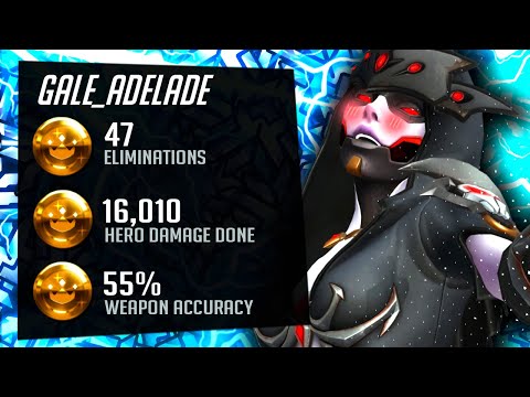 Gale Cassidy and Widow - 47 elims! [ Overwatch Season 32 Top 500 ]
