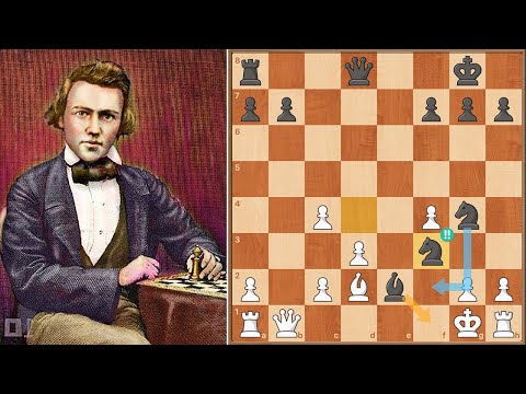 ♠️ Paul Morphy vs Schulten: How to PUNISH the King in the Center with Epic SACRIFICES (1857)