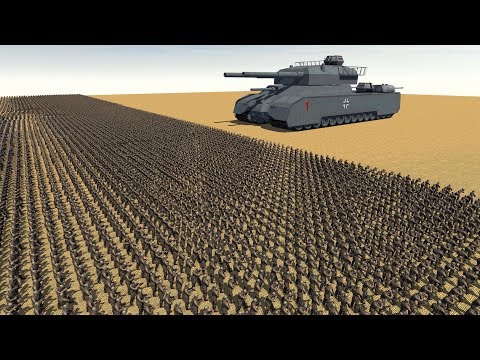 P1000 RATTE vs 2000 USA SOLDIERS - Men of War Assault Squad 2