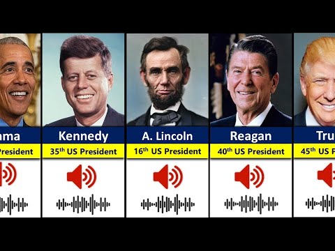 What All US Presidents Voices Sound Like  (1885 - 2023)