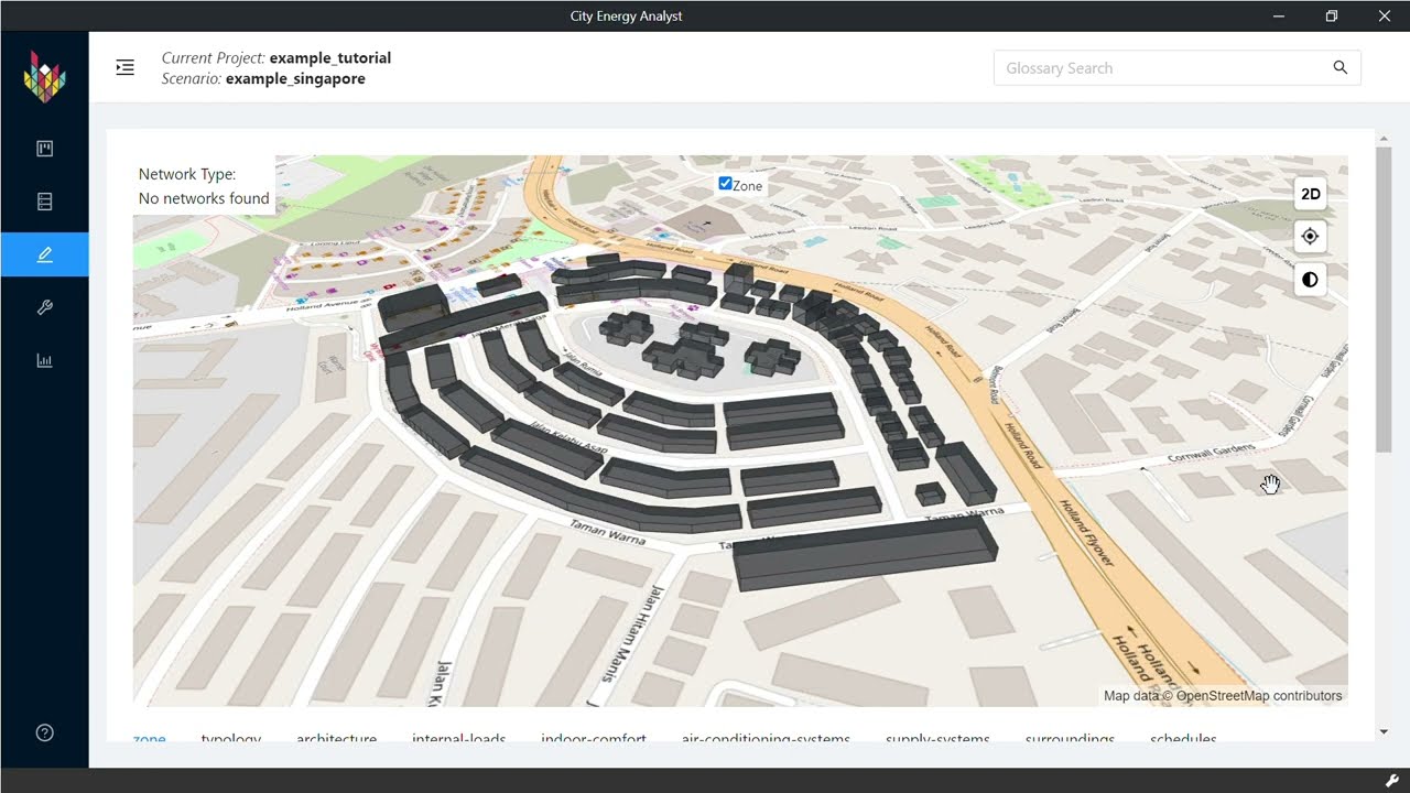 1 - Creating a Scenario with geometry imported from Open Street Maps (CEA Tutorial)