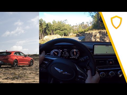 Genesis G70 feat. Portugese B-Roads | Pure Driving POV in Colares Portugal | ASMR