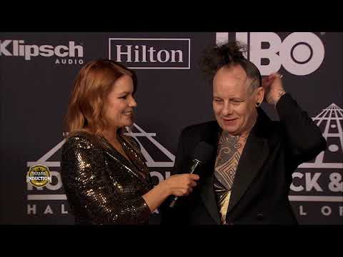 Thumbnail for Pearl Thompson of The Cure on the 2019 Induction Ceremony Red Carpet Show by R.E.M., The Band, The Cure