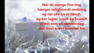 Juletræet med sin pynt - Af Julie og Sebastian