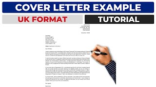 Cover Letter Example UK | British English | Writing Video
