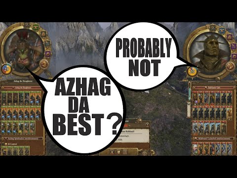 Can Azhag save his own disaster battle?