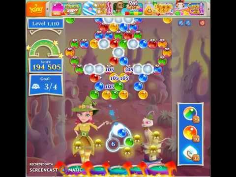 Bubble Witch 2 Saga - Level 1110 - no boosters - 3 stars