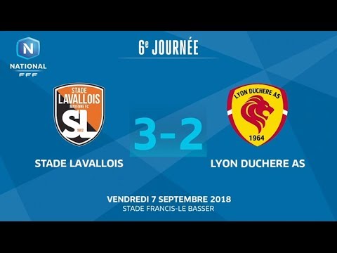 J6 : Stade Lavallois - Lyon Duchère AS (3-2), le résumé I National FFF 2018-2019