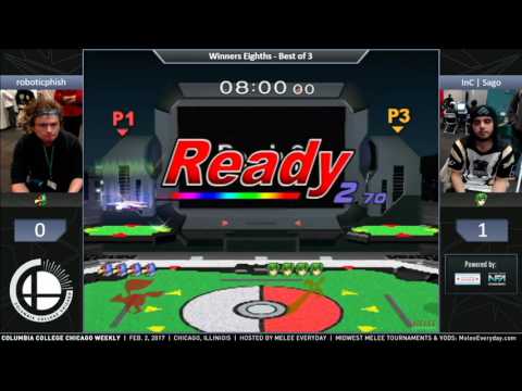 CCC Weekly [2/2/17] - roboticphish (Falco) vs. InC | Sago (Marth) - SSBM - Winners Eighths