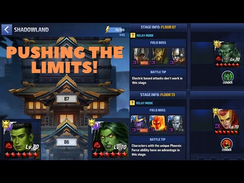 How Hard Are The NEW SHADOWLAND Floors at 70+? IMMORTAL HULK & BRAWN CHO Floors 80+ Comparison - MFF