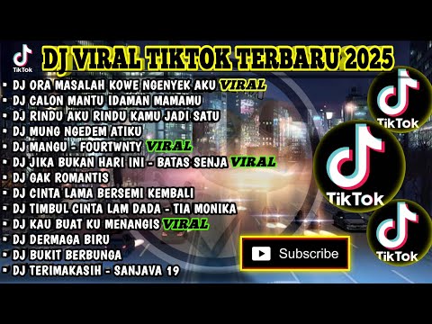 DJ VIRAL TIKTOK TERBARU 2025 | ORA MASALAH KOWE NGENYEK AKU - PAPIPAPIPU | CALON MANTU IDAMAN