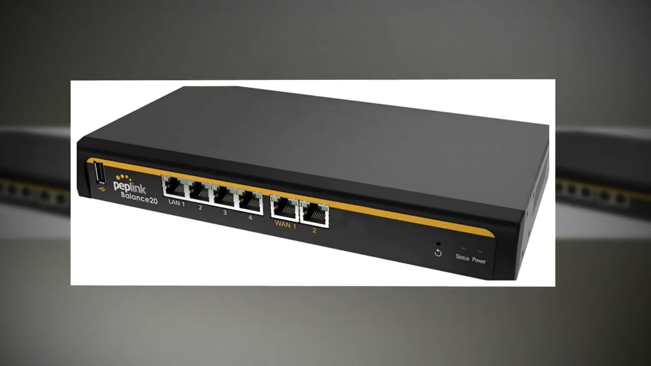 Peplink Balance 20 Dual-WAN Router, black (BPL-021)