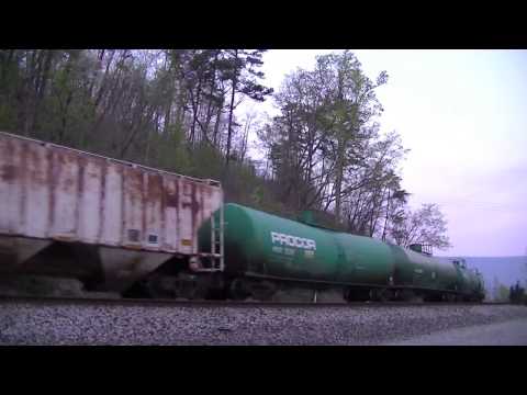 4/12/14; Final Part: Sunset Trains and More at Night Around Wildwood and Wauhatchie