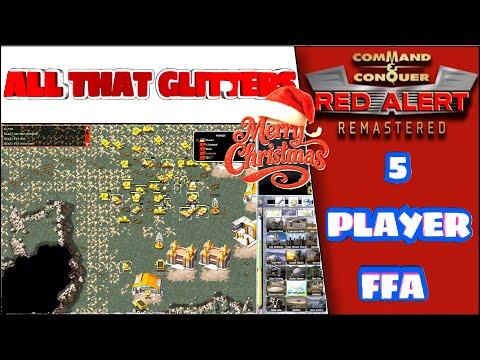 (601) - C&C Remastered - All That Glitters (5 Player FFA)