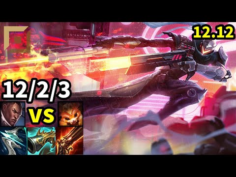 Lucian Top vs Gnar - KR Grandmaster | Patch 12.12