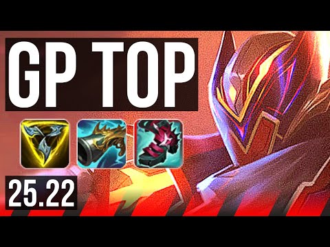 GANGPLANK vs IRELIA (TOP) | 12/1/8, 8 solo kills, Godlike | KR Master | 25.22