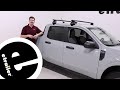 Install Custom DK Fit Kit For 4 Rhino Rack 2500 Series Roof Rack Legs On A 2022 Ford Maverick