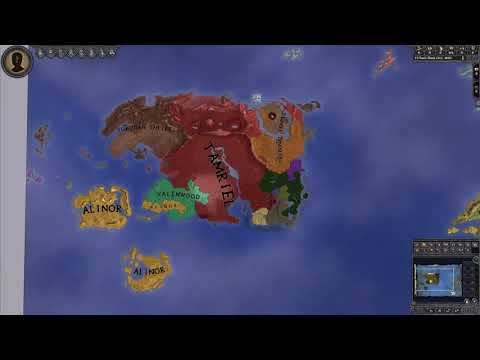 Crusader Kings 2 Elder Kings Mod 630 Years Timelapse "Broken Tamriel"