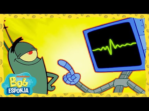 30 minutos de Plankton y Karen, la mejor pareja de Fondo de Bikini | Bob Esponja en Español