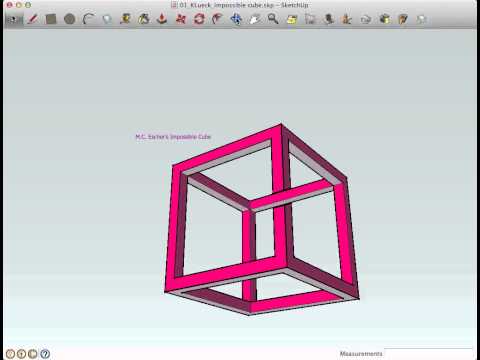 Escher Impossible Cube