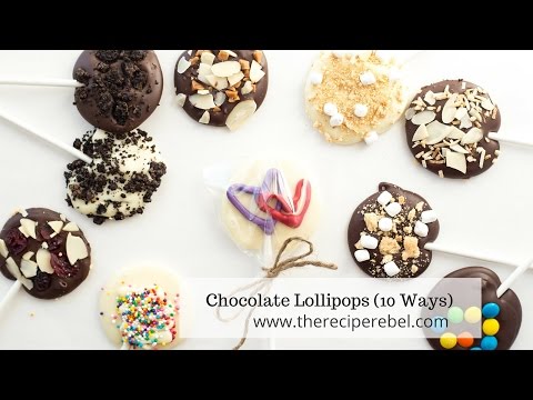 Valentine's Day Chocolate Lollipops Recipe & Tutorial