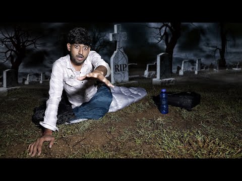 Night Stay Ghost Challenge In Kabaristan | a1 adventure