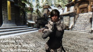 TESV: Skyrim - RealVision ENB - Beyond Skyrim: BRUMA - Misc Quests Gameplay