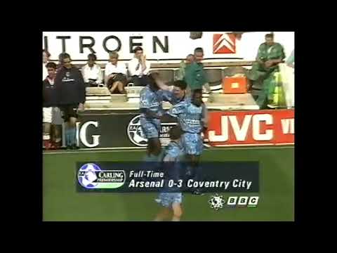 Arsenal 0-3 Coventry City - 14 August 1993 (MOTD Highlights)