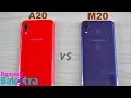 Samsung Galaxy A20 vs M20 SpeedTest and Camera Comparison