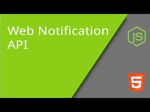 Web Notifications API