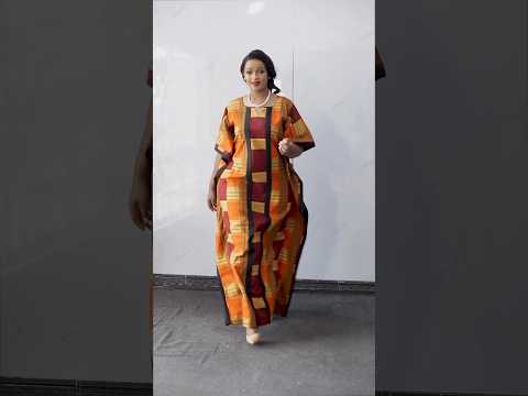 Beautiful Ankara boubou dress Outfit #latestafricaprint #looseclothing #zamakalefashion
