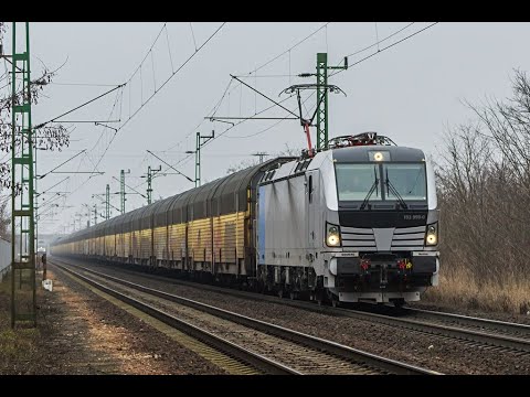 Vonatok Hegyeshalom és Levél között.