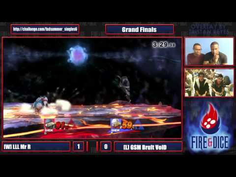 Summer of Smash #6 - LLL Mr. R (Sheik) vs Brult gsmVoiD (Sheik) - Smash Wii U GF