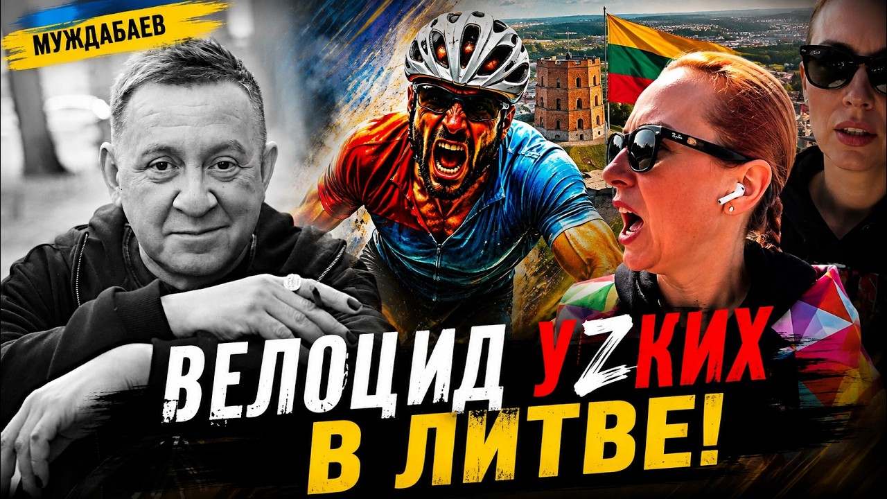 ВЕЛОЦИД УZКИХ В ЛИТВЕ! Им уже просто не пройти руzофобском мире